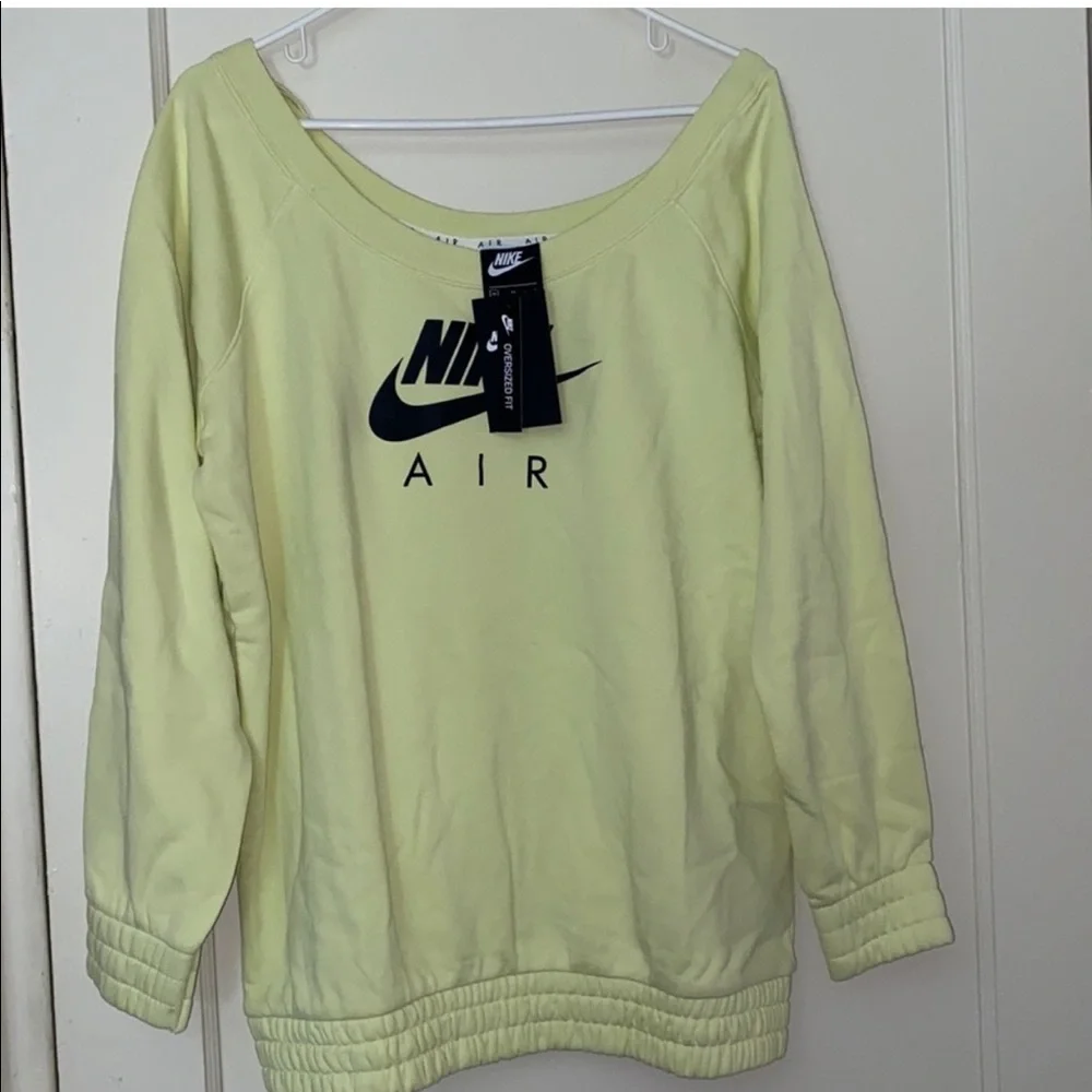 Nike 🖤 Off Shoulder Oversized Sweater